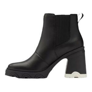 Sorel Brex Heel Chelsea Bootie Black NWOT